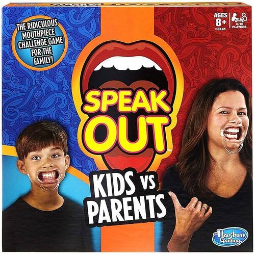 Hasbro C3145 Speak Out Kids vs Parents Game