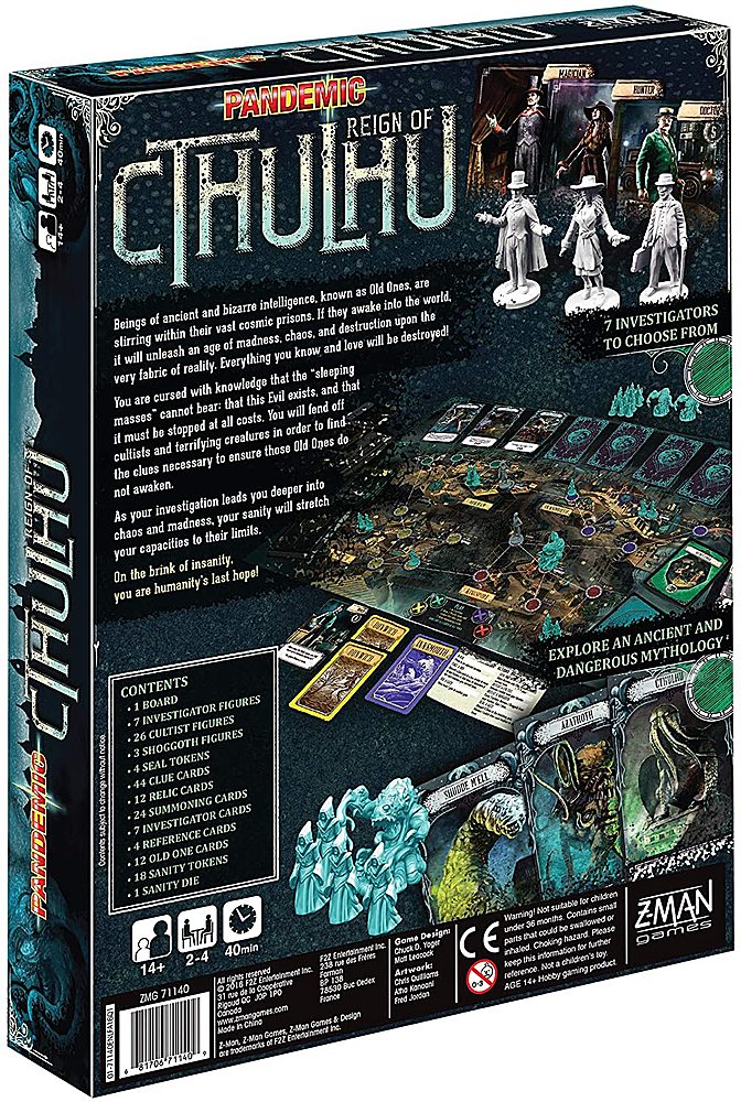 Z-MAN Games - PANDEMIC: REIGN OF CTHULHU