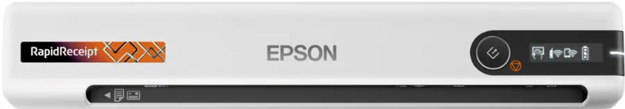 Alt View 13. Epson - RapidReceipt RR-70W Wireless Mobile Receipt and Color Document Scanner - White.