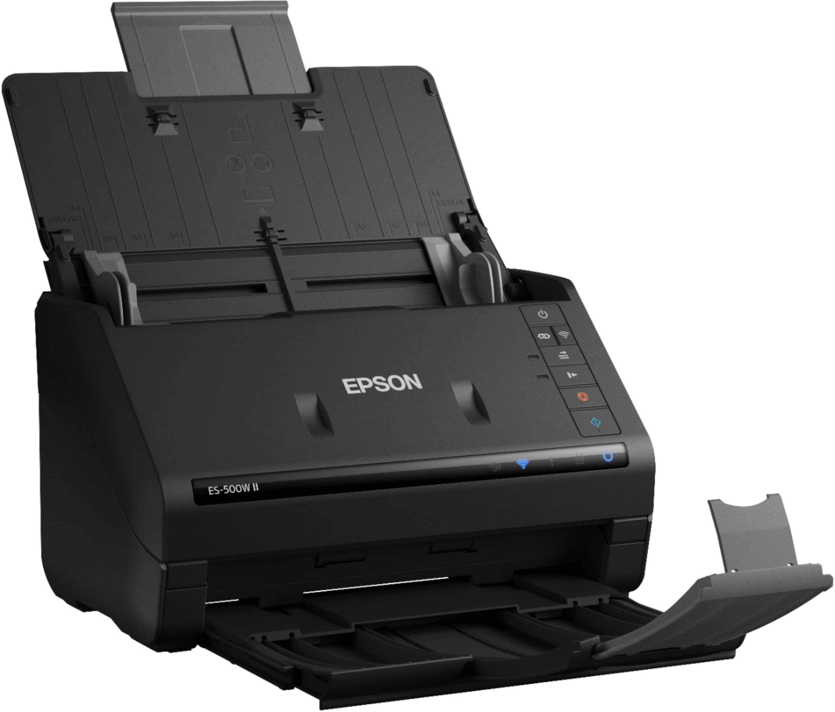 Alt View 15. Epson - WorkForce ES-500W II Wireless Duplex Desktop Document Scanner - Black.