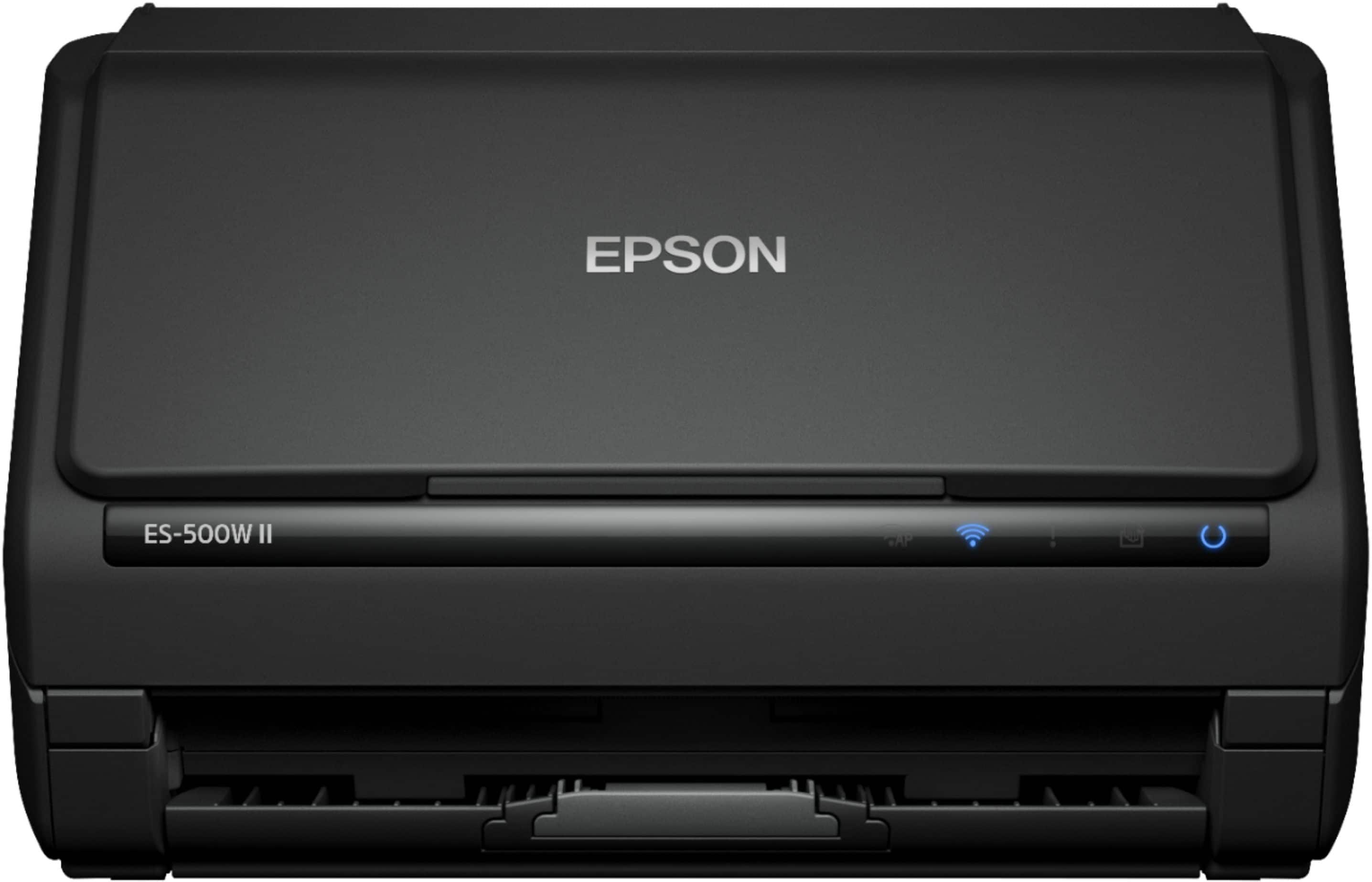 Alt View 16. Epson - WorkForce ES-500W II Wireless Duplex Desktop Document Scanner - Black.