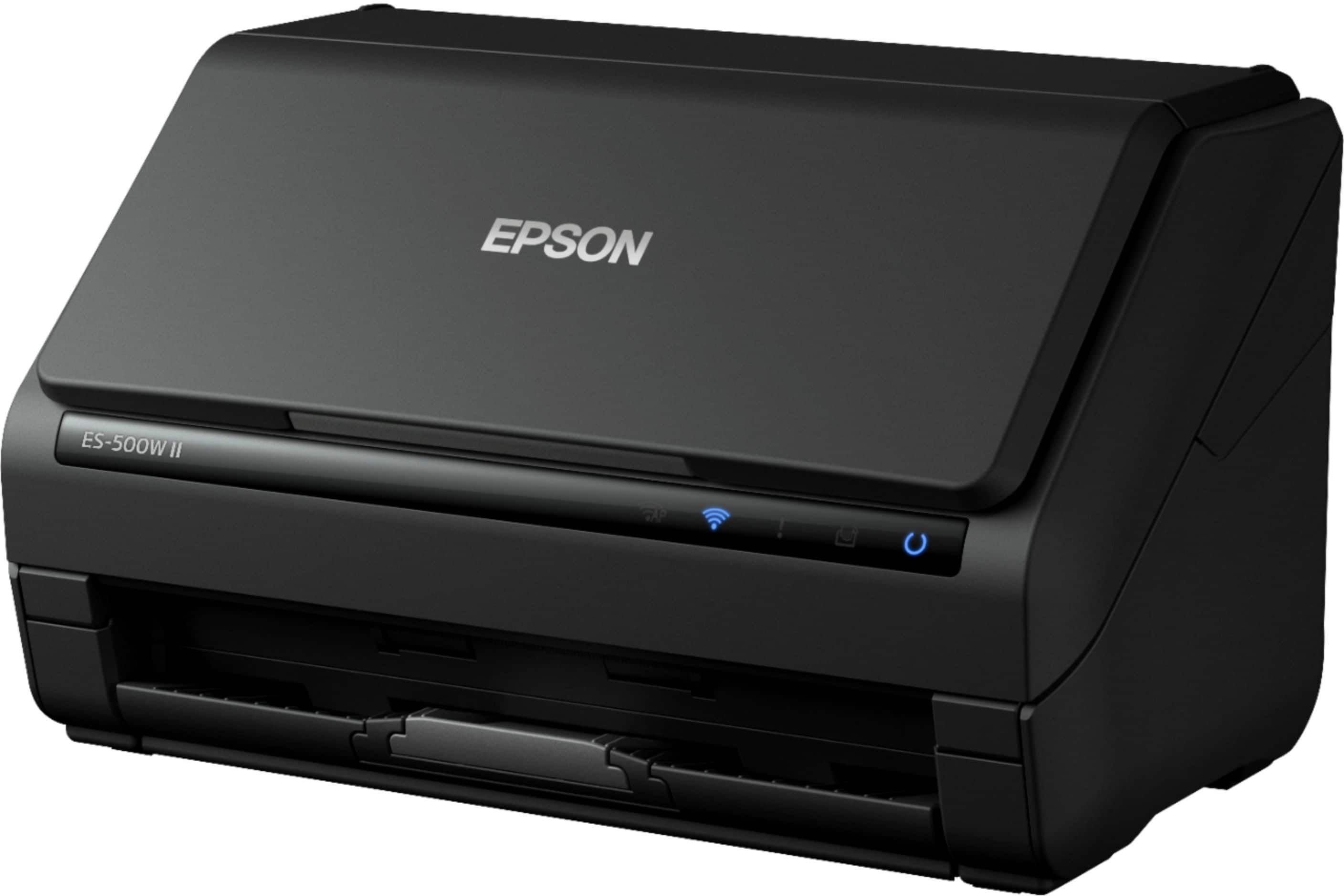 Alt View 18. Epson - WorkForce ES-500W II Wireless Duplex Desktop Document Scanner - Black.