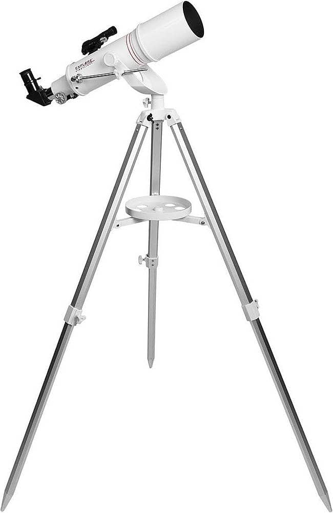 Explore Scientific - FirstLight 90mm Refractor Telescope - White - Angle_Zoom