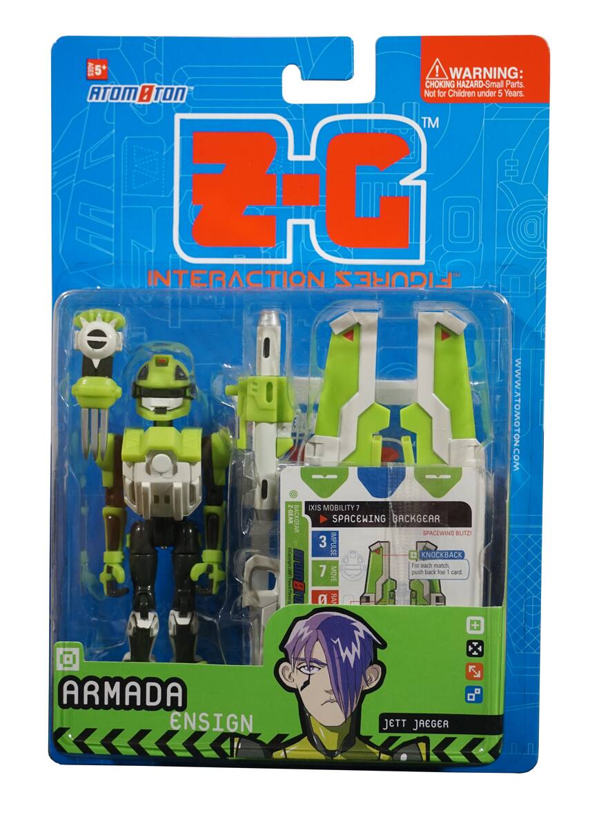 Front. PRG - Atomoton Armada Ensign Jett Jaeger Action Figure - Multi.