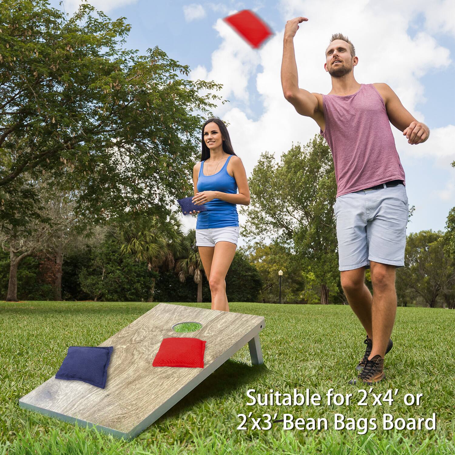 Suitable for 2'x4' or 2'x3' Bean Bags Board