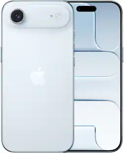 Front. Apple - iPhone Air 512GB (Unlocked) - Sky Blue.