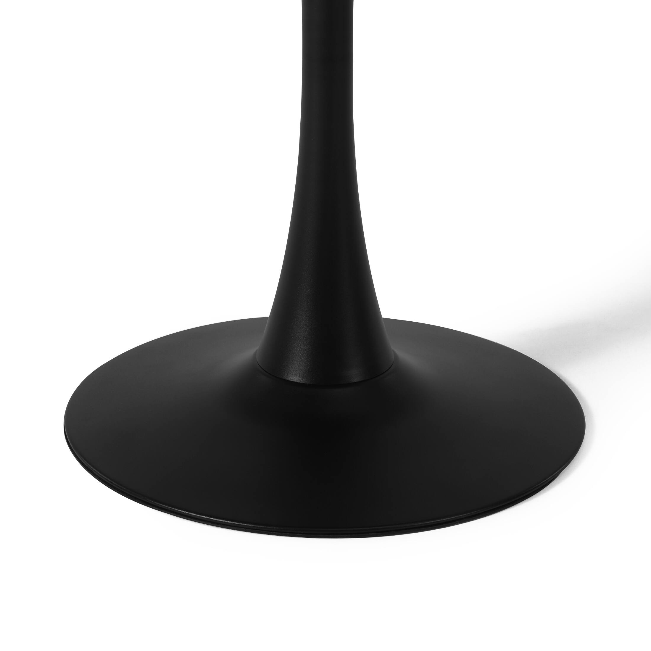 Alt View 1. WestinTrends - WestinTrends Playa 23.5" Round Outdoor Indoor Metal Cocktail Dining Table - Black.