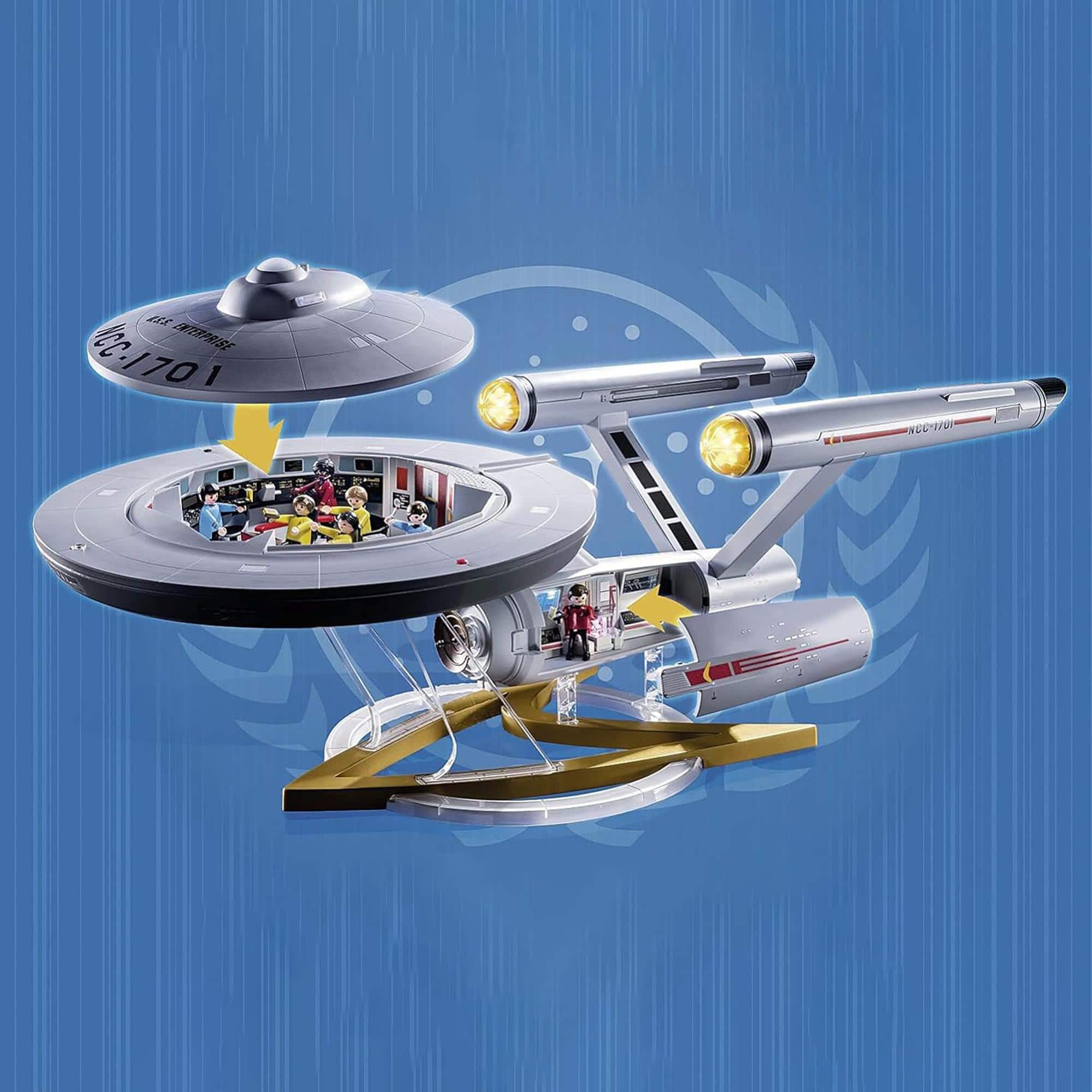Star Trek Playmobil 70548 Enterprise NCC 1701 Building Set Multi