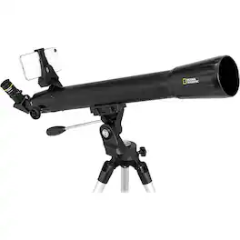National Geographic - 70mm Refractor Telescope with Astronomy App - Black