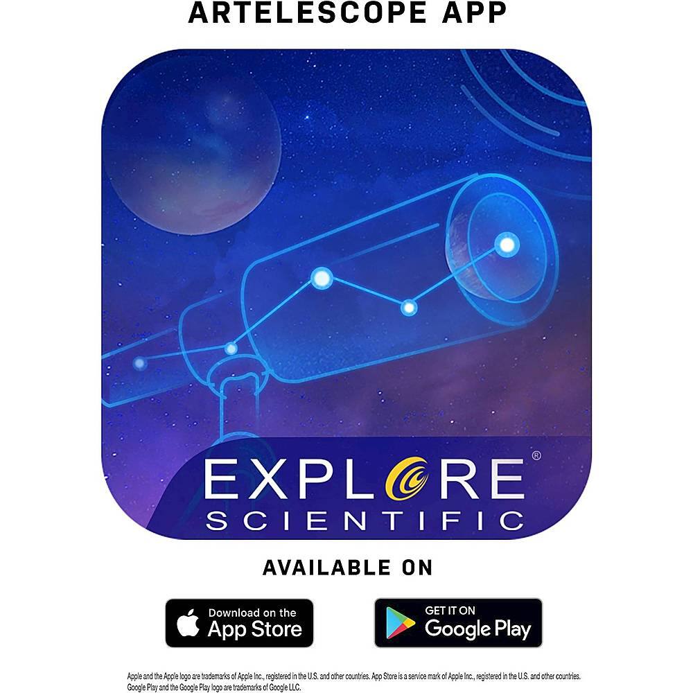 Alt View 14. National Geographic - 70mm Refractor Telescope with Astronomy App.