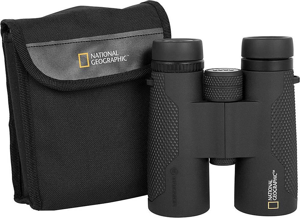 Alt View 13. National Geographic - 8x42 Water-Resistant Binoculars - Black.