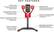 Front. Nexersys - Personal Boxing Trainer - Black.