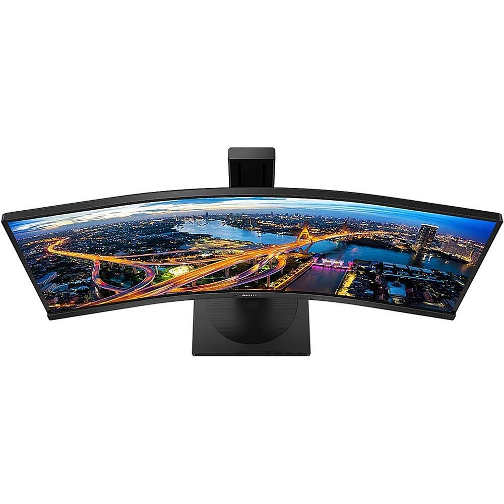 Alt View 14. Philips - B-Line 346B1C 34" LCD Curved UltraWide Adaptive Sync WLED LCD Monitor (DisplayPort, USB, HDMI) - Textured Black.