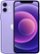 Front Zoom. Apple - iPhone 12 5G 64GB - Purple (Sprint).