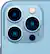 Alt View 12. Apple - iPhone 13 Pro 5G 1TB - Sierra Blue.