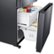 Alt View Zoom 22. Samsung - 17.5 cu. ft. Counter Depth 3-Door French Door Refrigerator with WiFi and Twin Cooling Plus® - Black stainless steel.