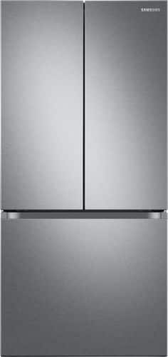 Samsung - 17.5 cu. ft. 3-Door French Door Counter Depth Refrigerator ...