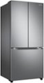 Alt View Zoom 11. Samsung - 17.5 cu. ft. 3-Door French Door Counter Depth Refrigerator with WiFi and Twin Cooling Plus® - Stainless steel.