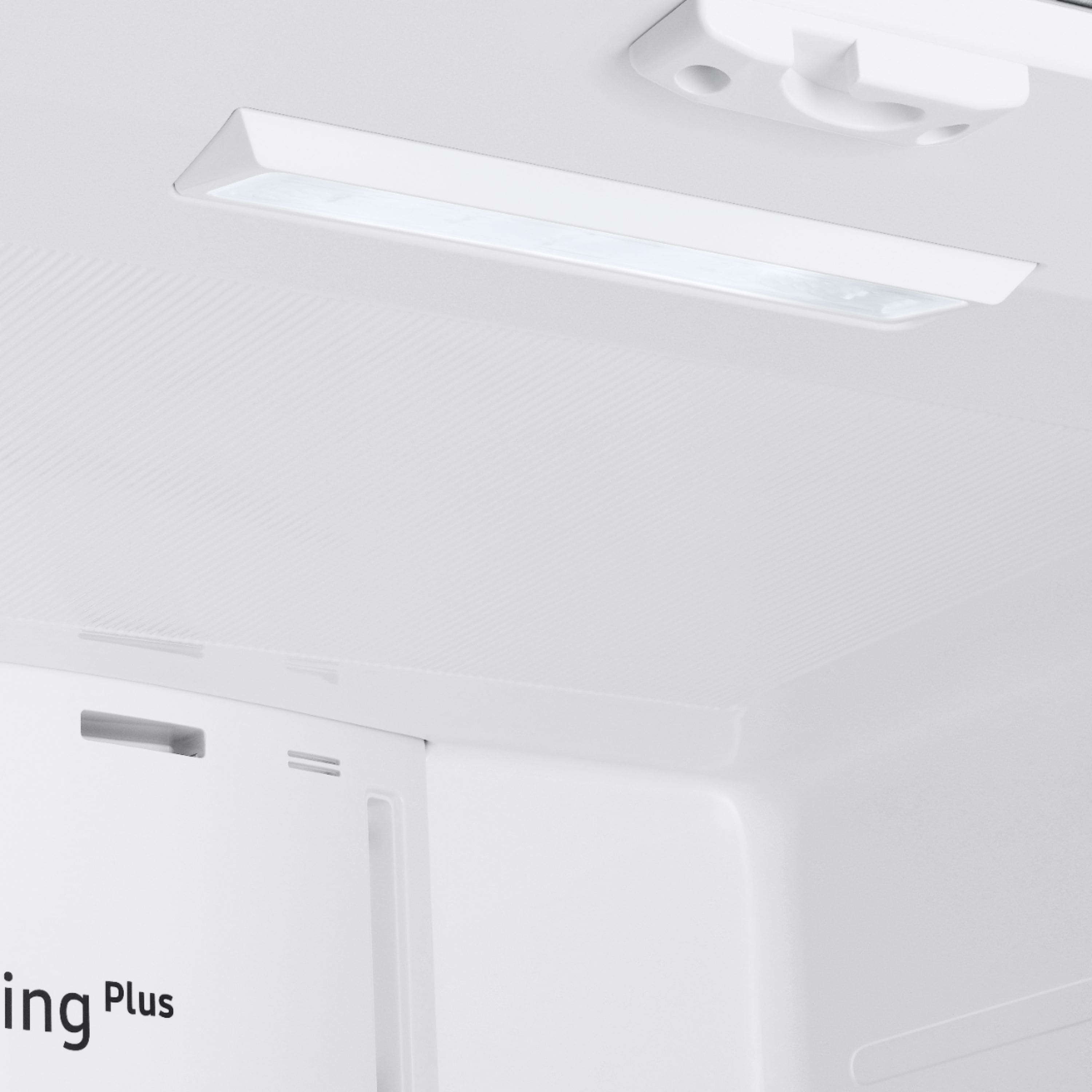 Alt View 18. Samsung - 17.5 cu. ft. 3-Door French Door Counter Depth Smart Refrigerator with Twin Cooling Plus - Stainless Steel.