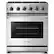 Front. Thor Kitchen - 4.55 cu. ft. Freestanding Gas Convection Range with Storage Drawer - Natural Gas - Stainless Steel.