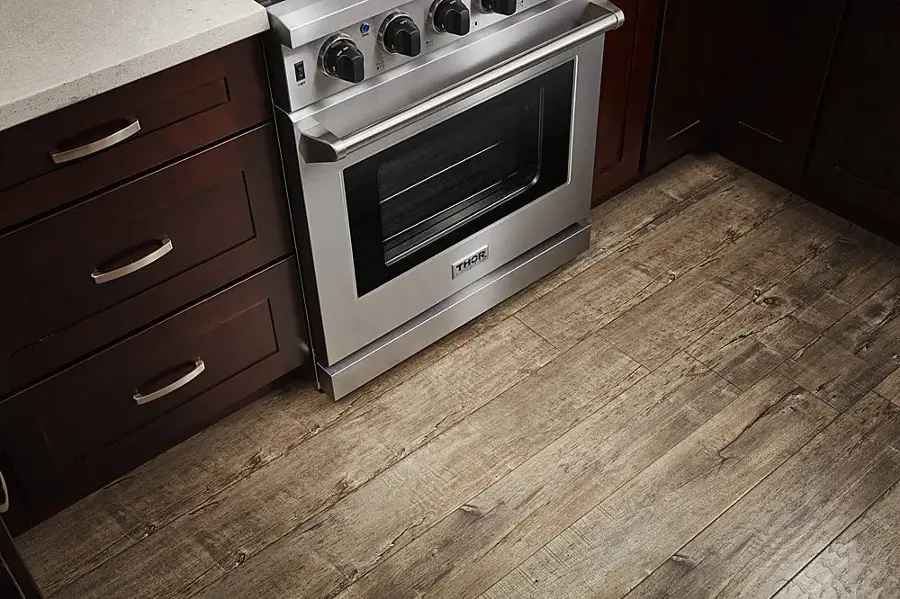 Alt View 14. Thor Kitchen - 4.55 cu. ft. Freestanding Gas Convection Range with Storage Drawer - Natural Gas - Stainless Steel.