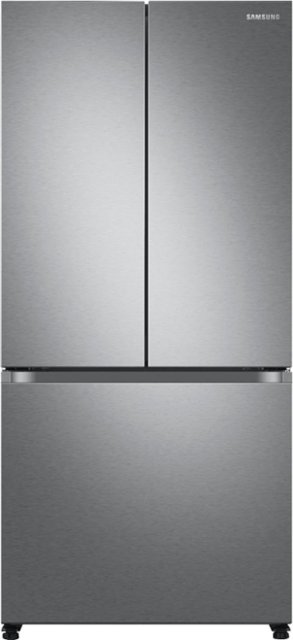 Front Zoom. Samsung - 19.5 cu. ft. 3-Door French Door Counter Depth Refrigerator with Wi-Fi - Stainless steel.