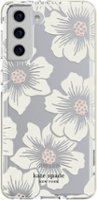 kate spade new york - Defensive Hardshell Case for Samsung Galaxy S21+ 5G - Hollyhock Floral Clear - Front_Zoom