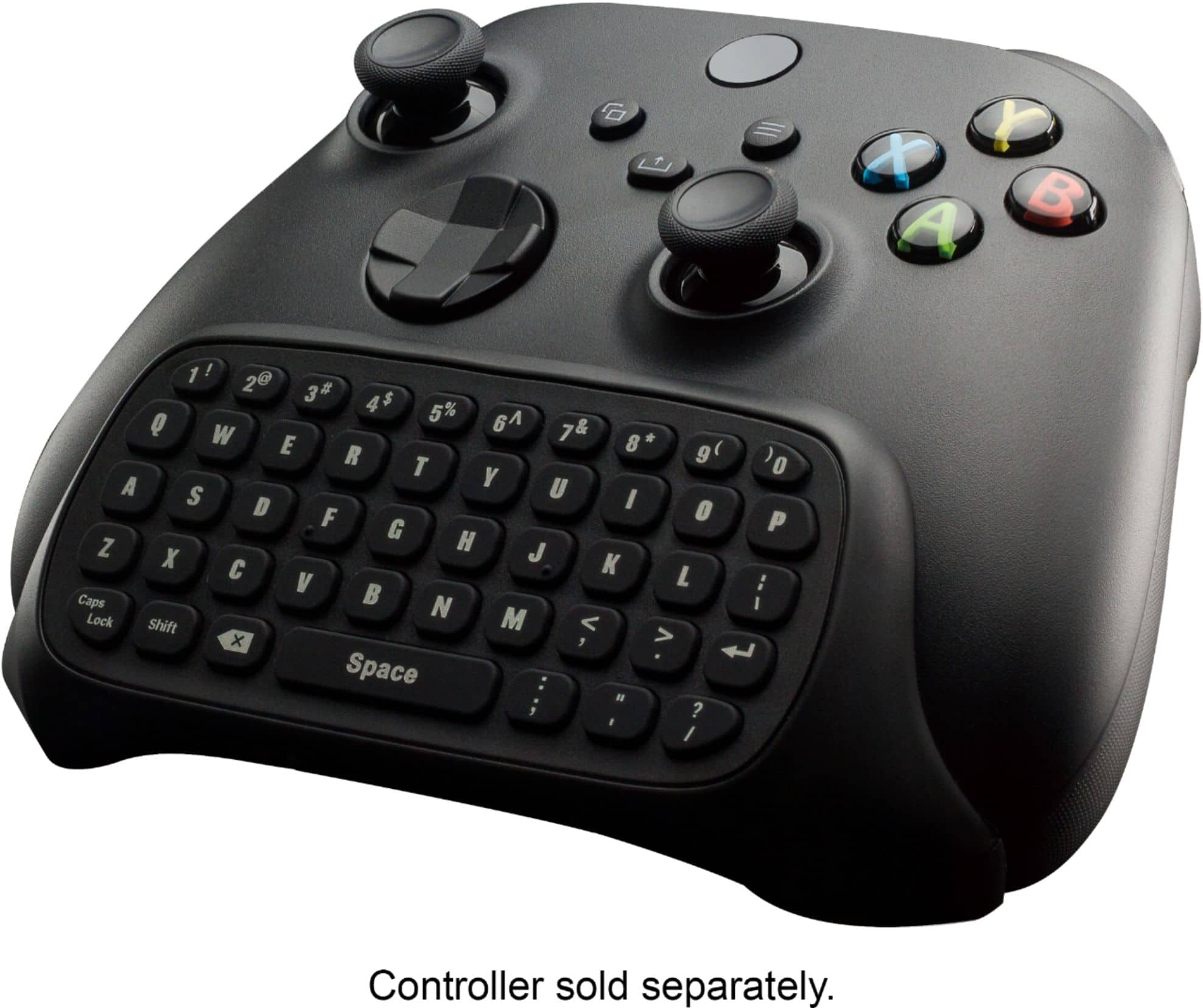 Alt View 12. Insignia™ - Chat Pad Controller Keyboard for Xbox Series X, Xbox Series S & Xbox One - Black.
