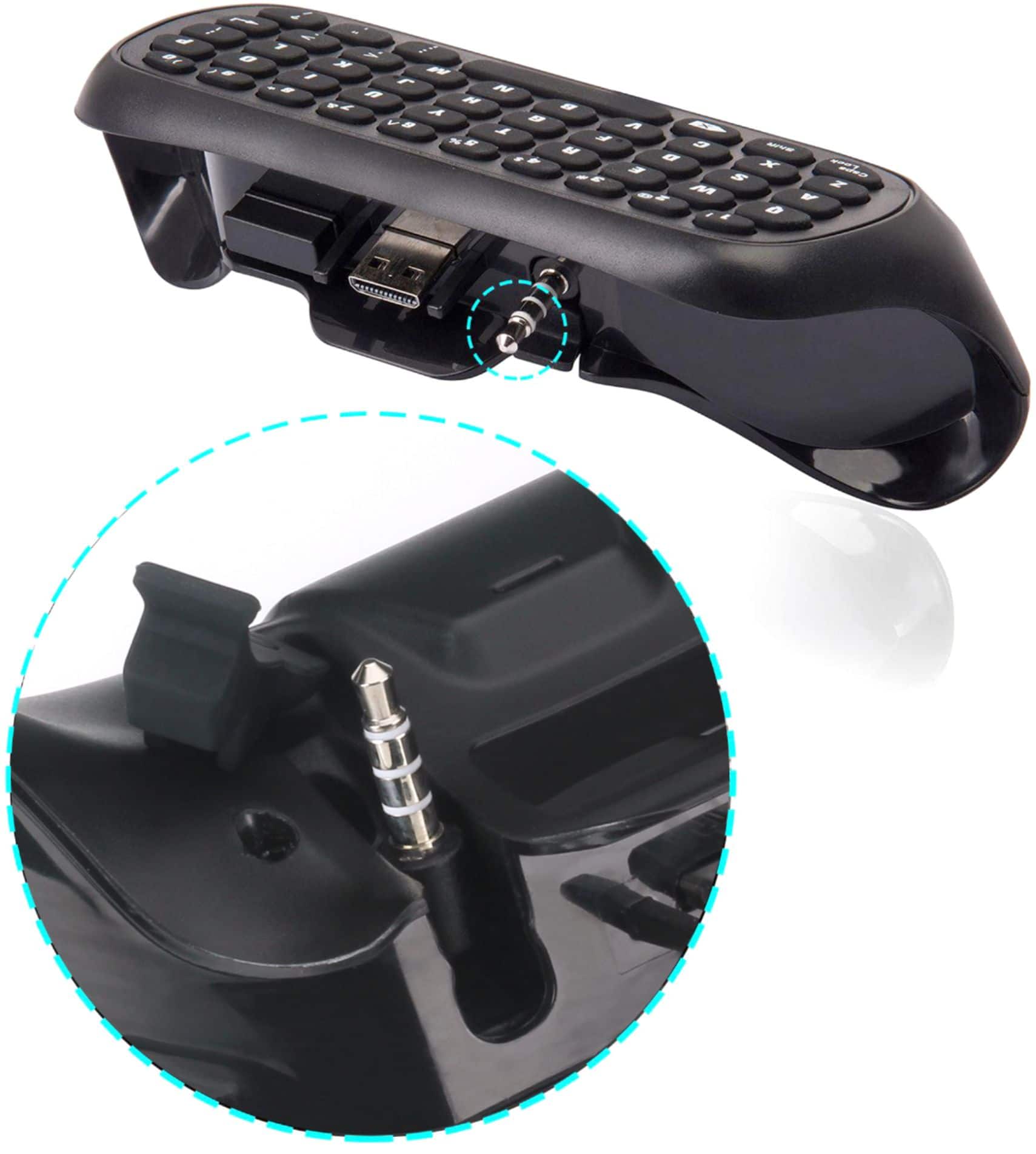 Alt View 16. Insignia™ - Chat Pad Controller Keyboard for Xbox Series X, Xbox Series S & Xbox One - Black.