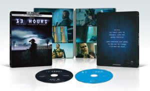 13 Hours: The Secret Soldiers of Benghazi [SteelBook] [Includes Digital Copy] [4K Ultra HD Blu-ray] [2016] - Front_Zoom