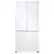 Front. Samsung - 17.5 cu. ft. 3-Door French Door Counter Depth Smart Refrigerator with Twin Cooling Plus - White.