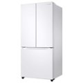 Alt View Zoom 12. Samsung - 17.5 cu. ft. Counter Depth 3-Door French Door Refrigerator with WiFi and Twin Cooling Plus® - White.