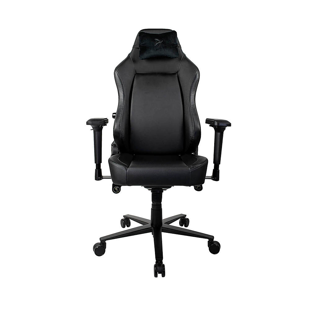 Arozzi - Primo Premium PU Leather Gaming/Office Chair - Pure Black