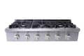 Thor Kitchen - 36 in. Wide 6 Burner Built-in Gas Cooktop - Stainless Steel