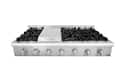 Thor Kitchen - 48 in. Wide 6 Burner Built-in Gas Cooktop - Stainless Steel