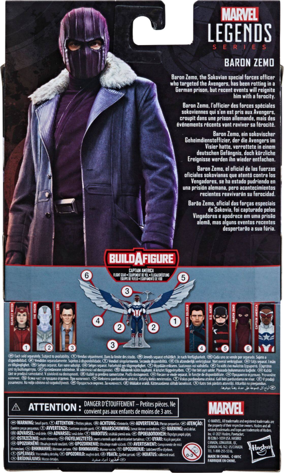 Alt View 12. Marvel - Legends Series Avengers 6-inch Baron Zemo.