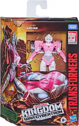 Front. Transformers - Generations War for Cybertron: Kingdom Deluxe WFC-K17 Arcee.