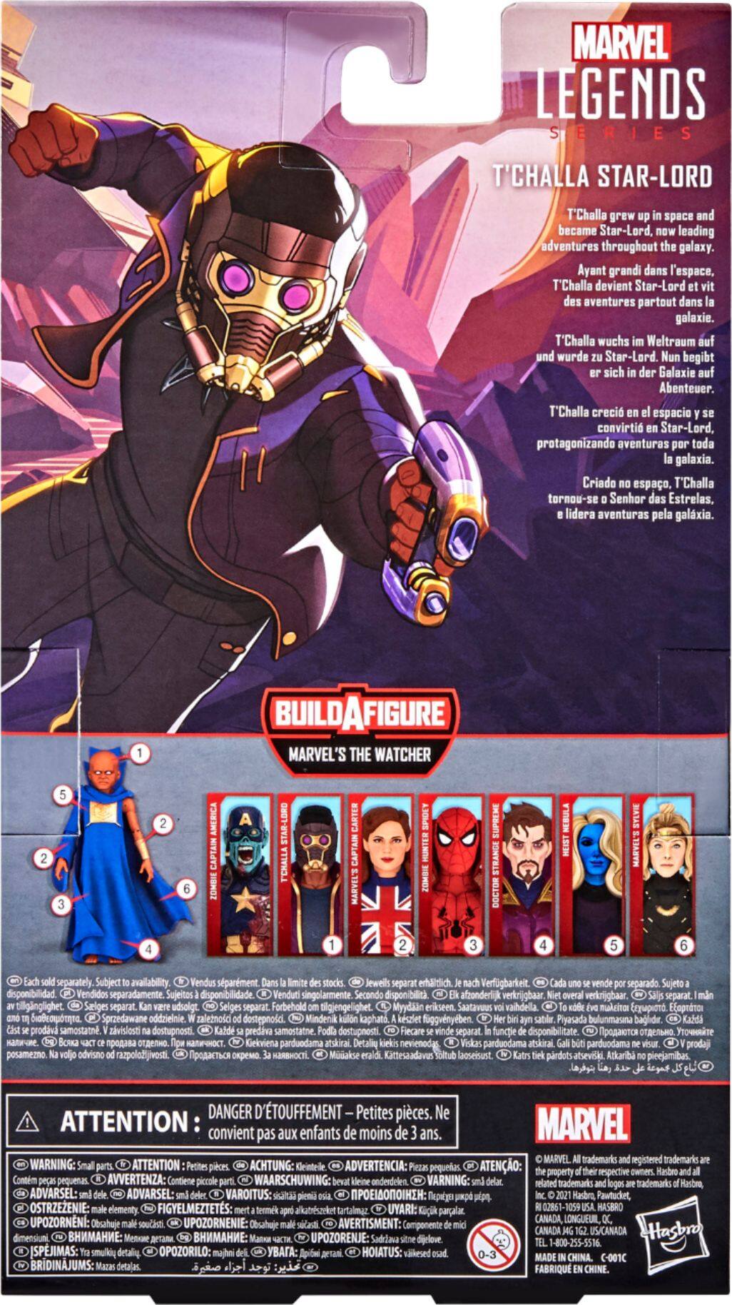 Hasbro Marvel Legends What If…? “T'challa Star Lord”