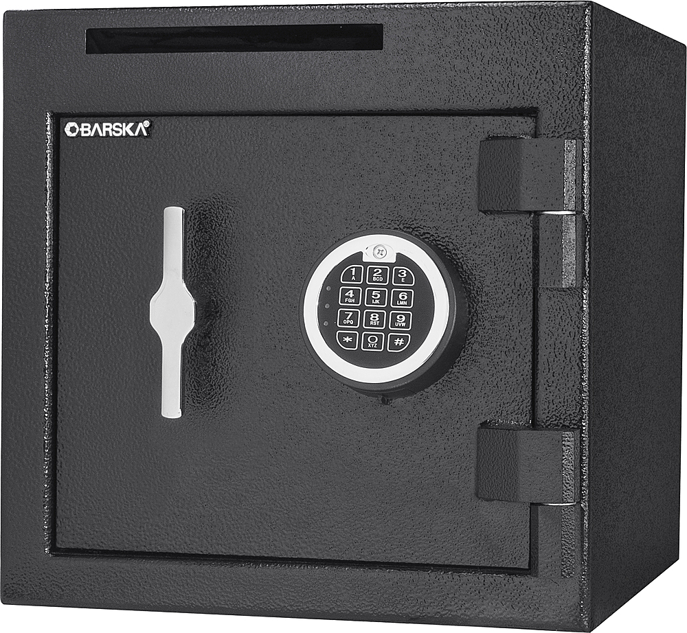 Angle View: Honeywell - 1.07 Cu. Ft. Fire- and Water-Resistant Steel Security Safe with Digital Dial Lock - Black