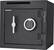 Angle. Barska - 1.12 Cu Ft Slot Depository Safe-Steel Drop Safe with Anti-Fishing Slot, Digital Keypad, 3 Locking Bolts - Black.