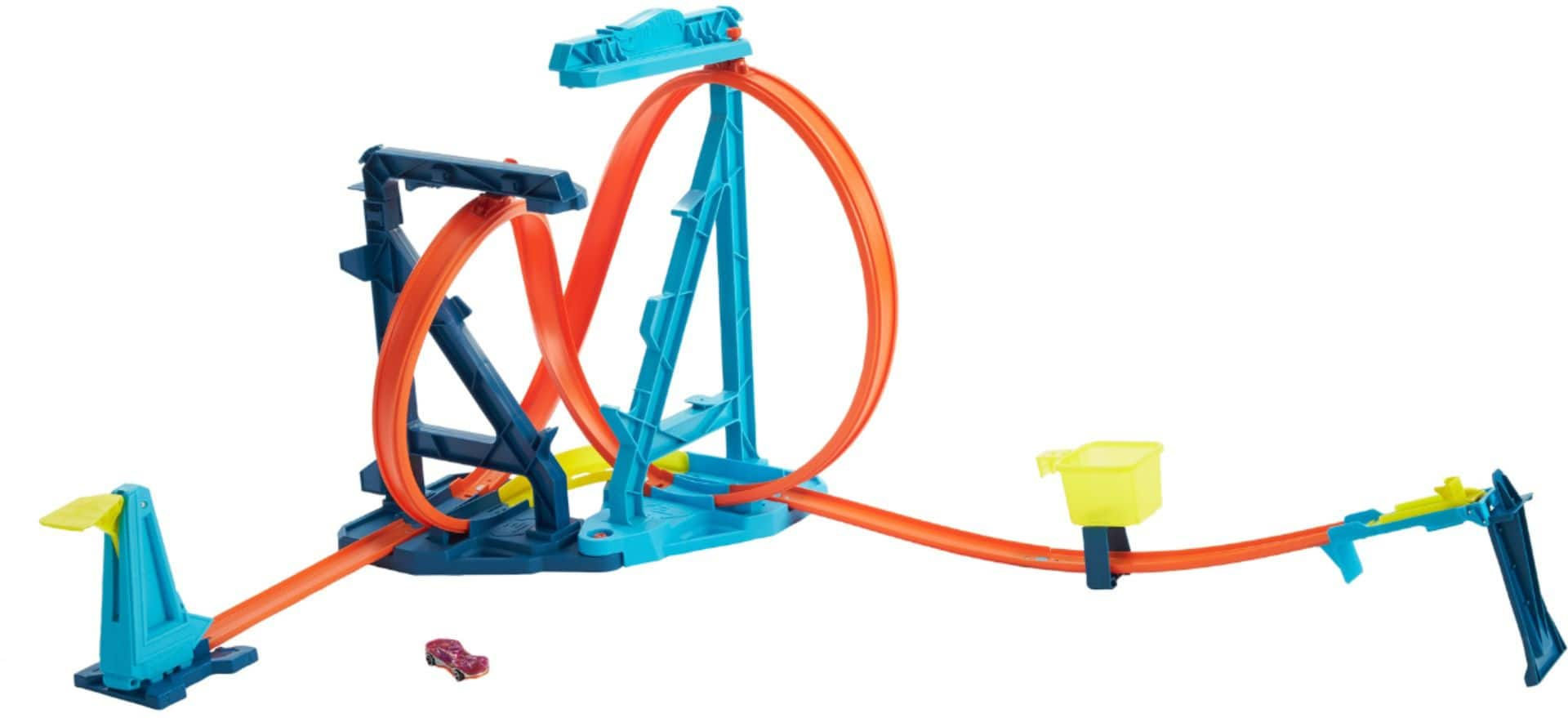 Hot Wheels Track Builder Triple Loop Stunt Loops in 2023