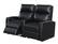Alt View 11. RowOne - Galaxy II: Straight 2-Chair Leatheraire Power Recline Home Theater Seating - Black.