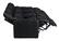Alt View 14. RowOne - Prestige Straight 3-Chair Leather Power Recline Home Theater Seating - Black.