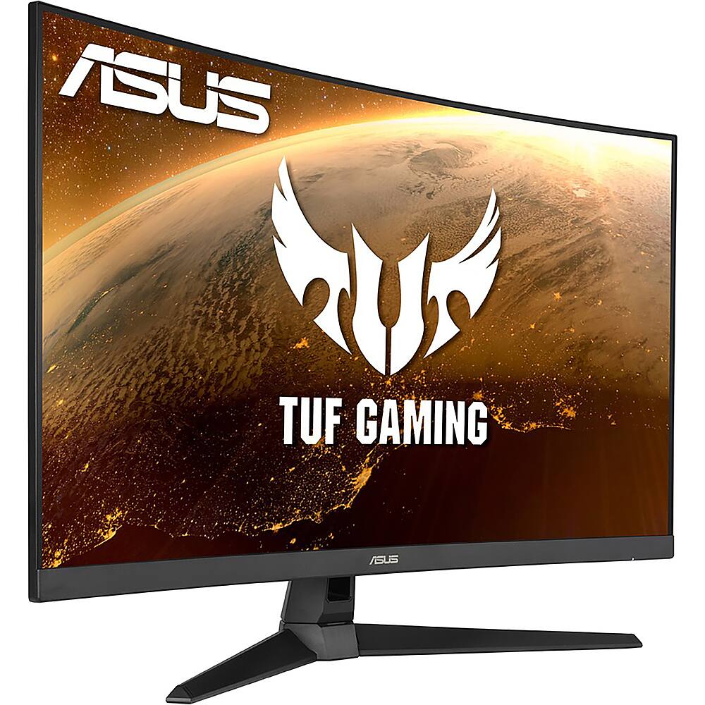 Angle. ASUS - TUF Gaming VG32VQ1B 31.5" WQHD Curved ELMB Sync and FreeSync Premium HDR Gaming Monitor (DisplayPort, HDMI) - Black.