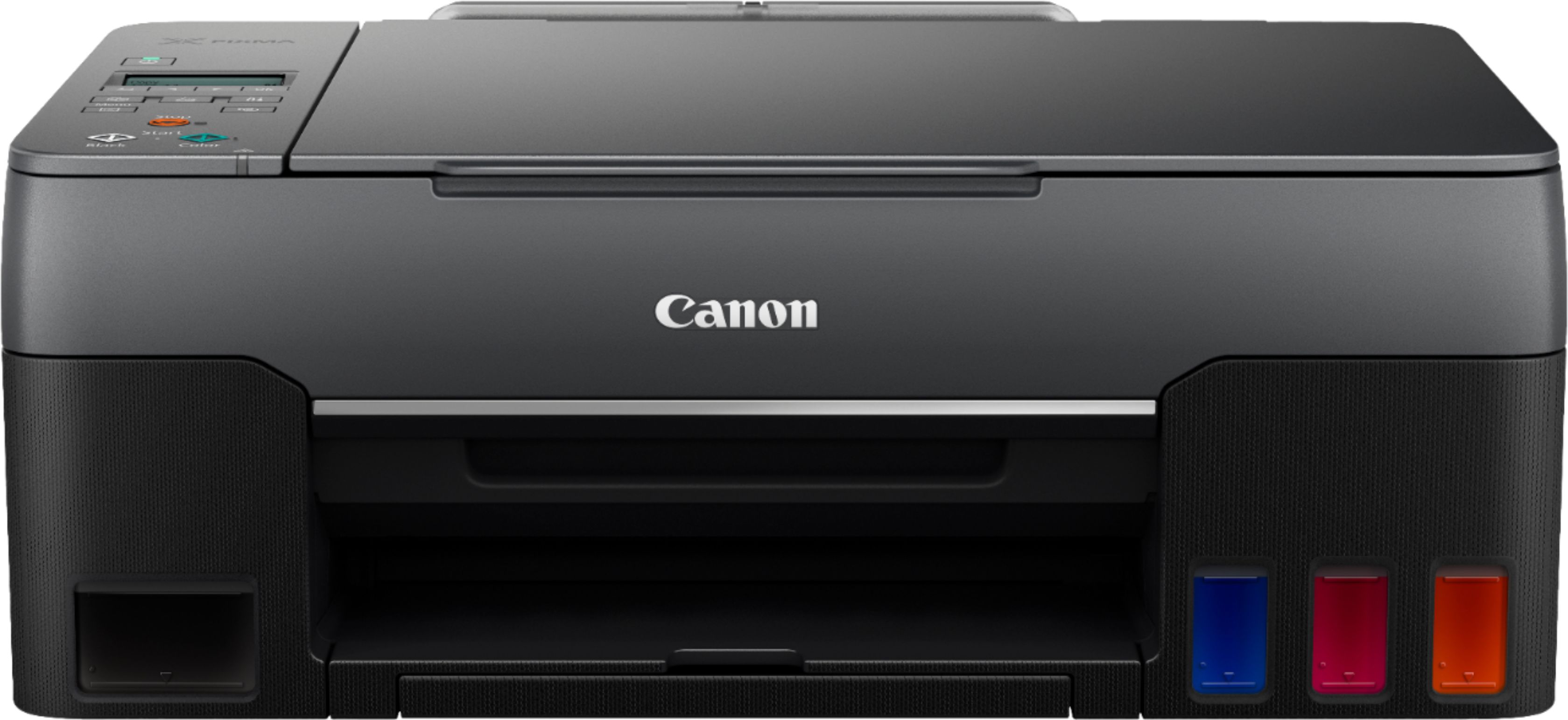 Angle View: Canon - PIXMA MegaTank G3260 Wireless All-In-One Inkjet Printer - Black