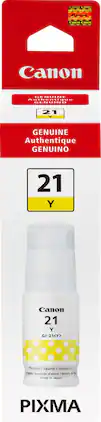 Canon - MegaTank GI-21 Ink Bottle - Yellow
