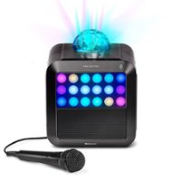 Singsation - Star Burst All-in-One Karaoke System - Black - Front_Zoom