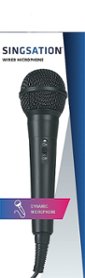 SINGSATION WIRED MICROPHONE, 5FT CORD – Black