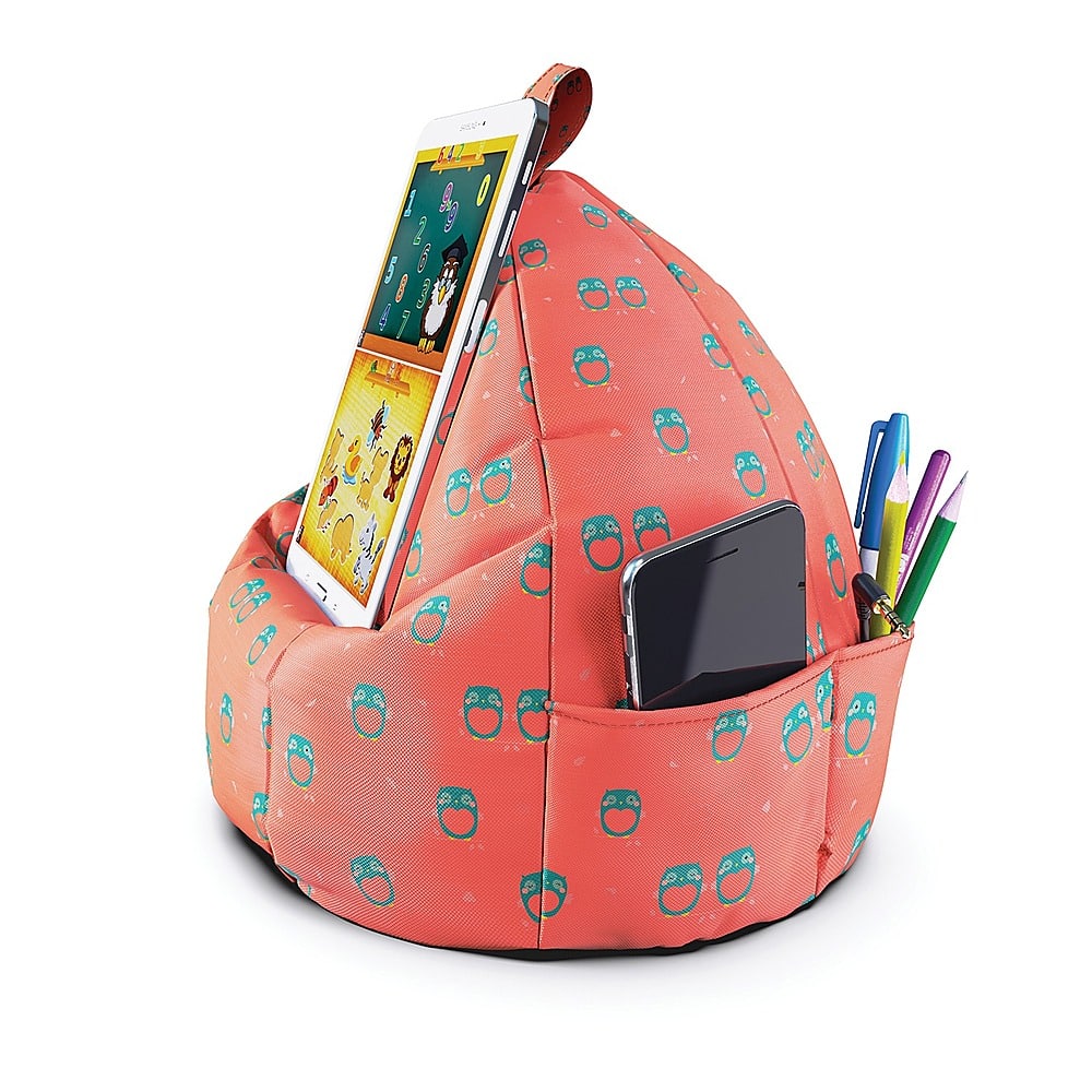 Angle View: Planet Buddies - Tablet Cushion Viewing Stand (Olive the Owl) - Pink