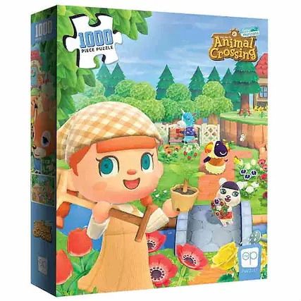 Front. USAoploy - ANIMAL CROSSING NEW HORIZONS 1000 PC JIGSAW PUZZLE.